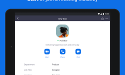 ZOOM Cloud Meetings screen 2
