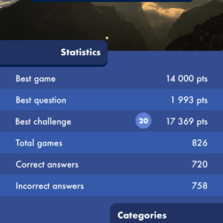 Trivial Quiz Pursuit Knowledge screen 2