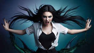 Unveiling Vex: From Everyday Retail to Unleashed Siren Fury logo