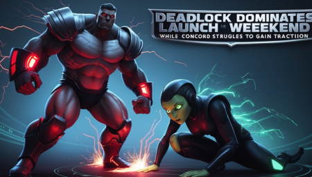 Deadlock Dominates Launch Weekend while Concord Struggles to Gain Traction logo