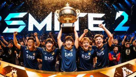 Historic Victory: 5Ms Crowned Champions of the Inaugural Smite 2 Tournament logo