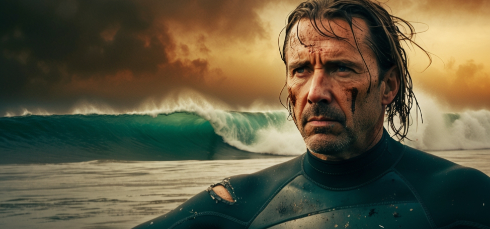 Riding the Edge: Nicolas Cage's Descent into Chaos in The Surfer