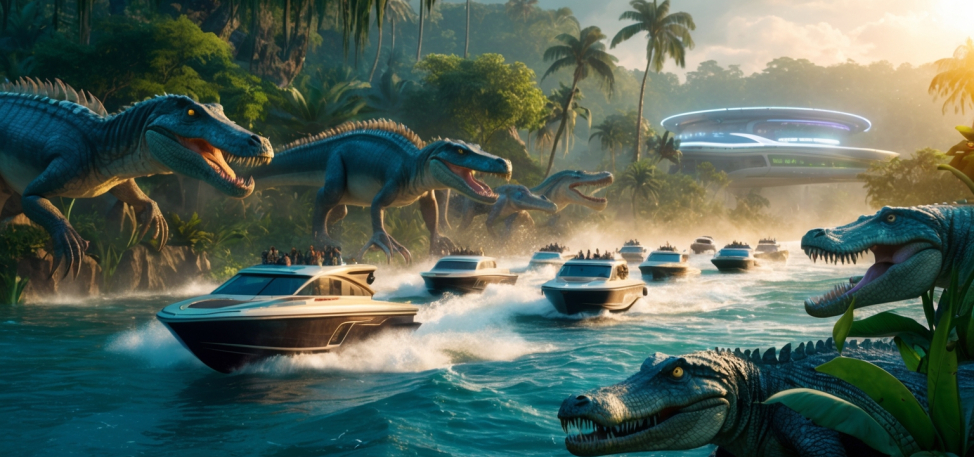 Jurassic World Rebirth Teaser Reveals Ferocious New Prehistoric Creatures and Riveting River Chase